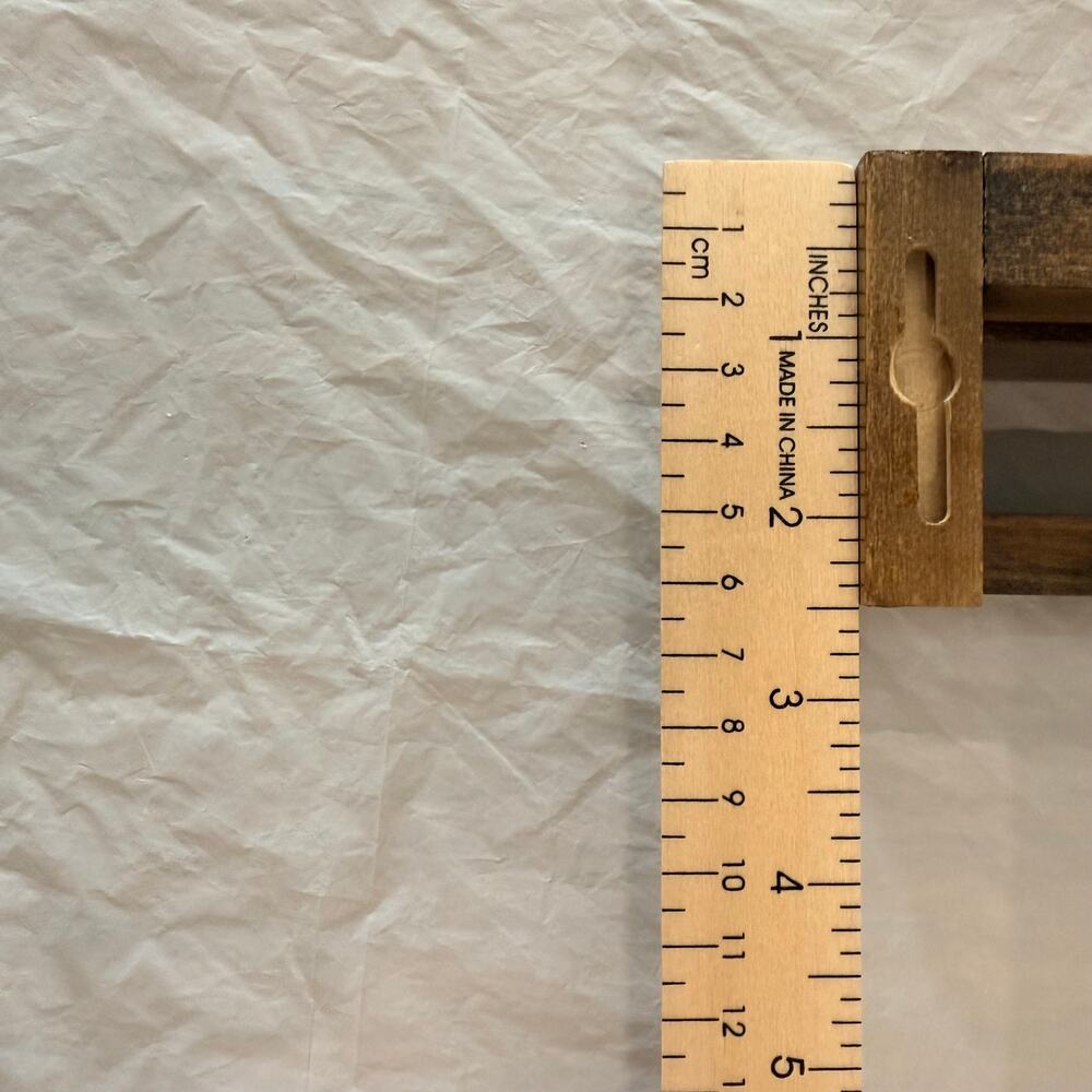 Vintage Solid Wood Wall Shelf Spindles Display Spice Plate Rack - Picture 12 of 12